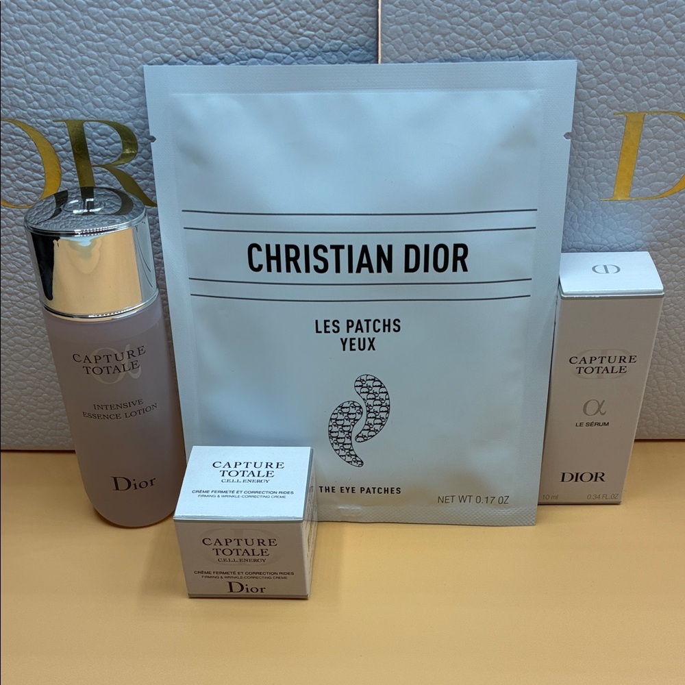 Dior Capture Total Skincare Set with Eye Patches